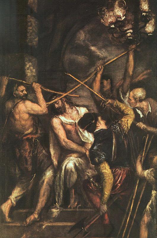  Titian Crowning with Thorns Germany oil painting art